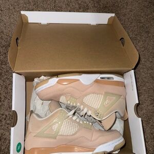 Jordan Beige and White Men's Shoes